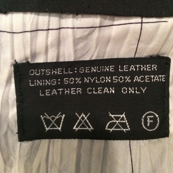 Brown leather bomber jacket. - Picture 4 of 4